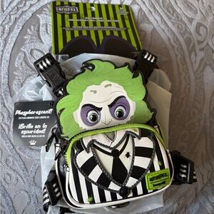 Loungefly MEDIUM Beetlejuice Figural Mini Backpack Dog Harness